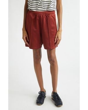 Wales Bonner Motion Piped Jersey Track Shorts - Red