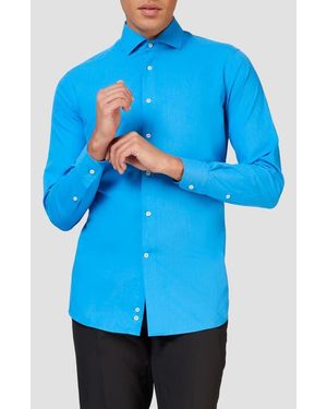 Opposuits Steel Button-Up Shirt - Blue