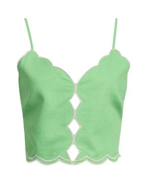 DELUC Muro Scallop Top - Green