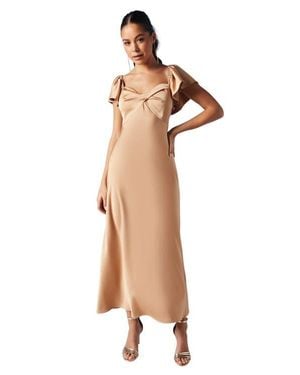 Oasis Angel Sleeve Bridesmaid Dress - Multicolor