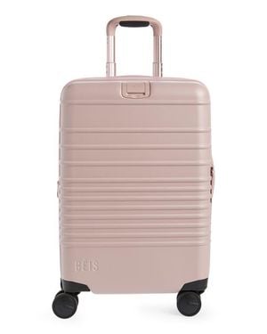 BEIS The Carry-On Roller Suitcase - Pink