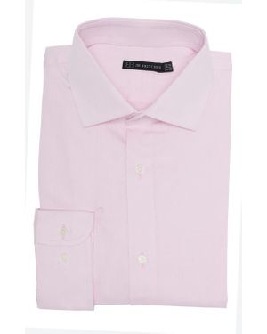JB Britches Yarn-Dyed Solid Dress Shirt - Pink