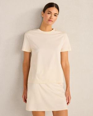 Haven Well Within Pima Cotton Short Sleeve Tee - Natural