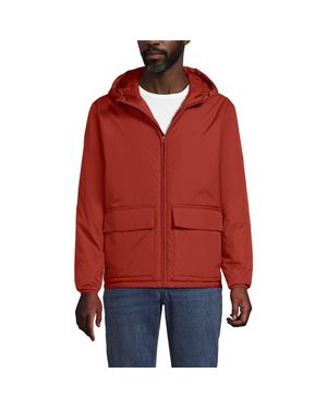 Lands' End Featherfree Insulated Hooded Jacket - Red