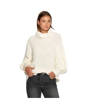 Belle & Bloom Good Feels Oversized Sweater - White