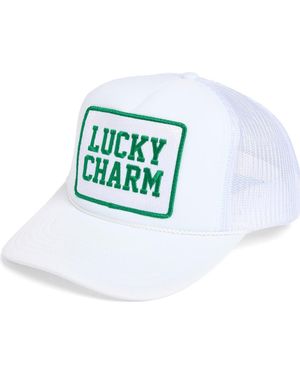 Friday Feelin Lucky Charm Trucker Hat - Blue