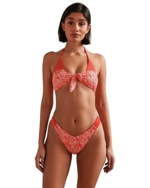 Dippin' Daisy's Eze Super Cheeky Bikini Bottom - Red