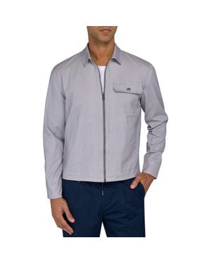 Brooklyn Brigade Slim Fit Solid Brooklyn Bridge Jacket - Gray