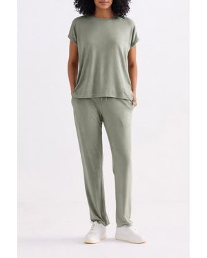 REISTOR Relaxed Fit Tee Set - Green