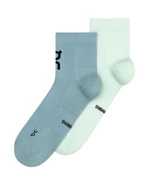 On Shoes Core Mid 2-Pack Run Socks - Blue
