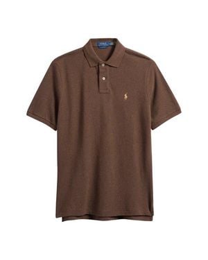 Polo Ralph Lauren The Iconic Cotton Mesh Polo - Brown