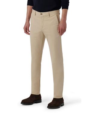 Bugatchi Stretch Cotton Blend Twill Chinos - Natural