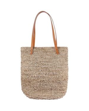 Jelavu Hamptons Raffia Tote - Brown