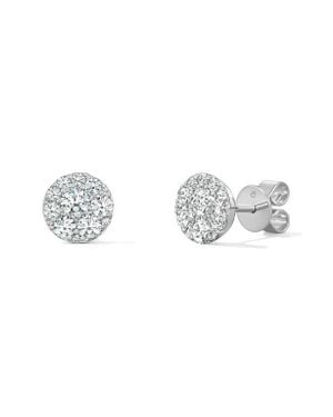 Hearts On Fire Tessa Circle Stud Earrings - Multicolor