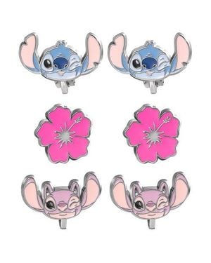 Disney Clip-On 3 Piece Earring Set - Pink