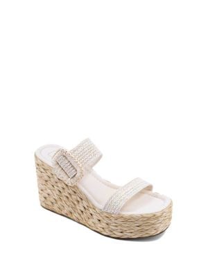 Shu Shop Leena Platform Wedge Espadrille Sandal - White