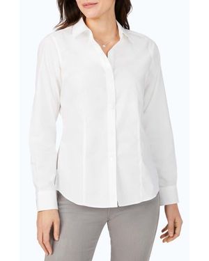 Foxcroft Dianna Non-Iron Cotton Shirt - White