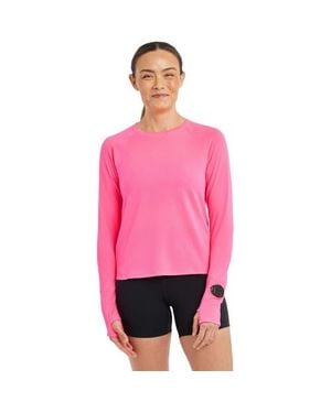 Oiselle Flyout Long-Sleeve Shirt - Pink