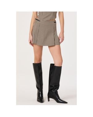 Astr Cleora Pleated Skort - Multicolor