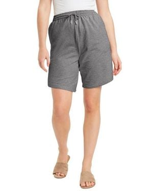 June + Vie French Terry Shorts - Gray