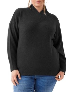 Karen Kane Shawl Collar Sweater - Black