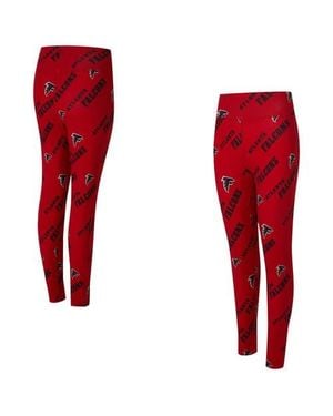 Concepts Sport Atlanta Falcons Mosaic Allover Print Leggings - Red