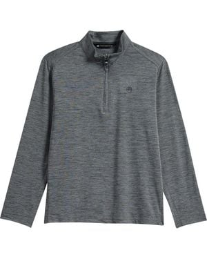 Travis Mathew Kids' Heater Pro Quarter Zip Pullover - Gray