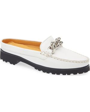 Robert Zur Canale Bit Loafer Mule - White