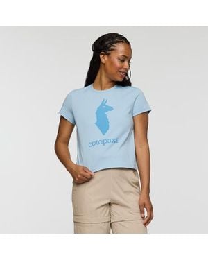 COTOPAXI Llama T-Shirt - Blue