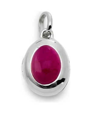 Monica Vinader Birthstone Locket Pendant - Pink