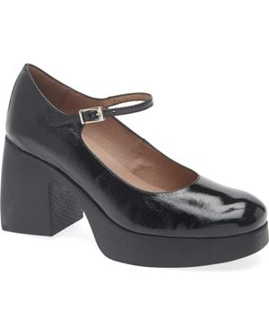 Wonders Mary Jane Platform Pump - Blue