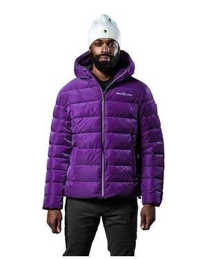 Woodpecker Sparrow Medium Weight Coat - Purple