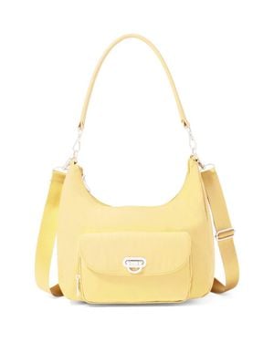 Baggallini Coastal Flip Lock Half Moon Bag - Yellow