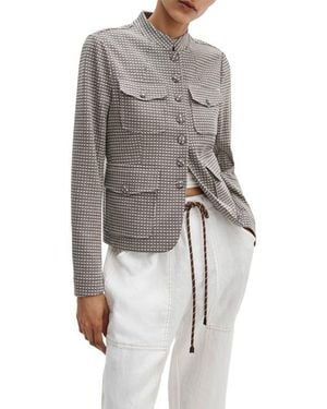 Rag & Bone Mercer Ponte Blazer - Gray