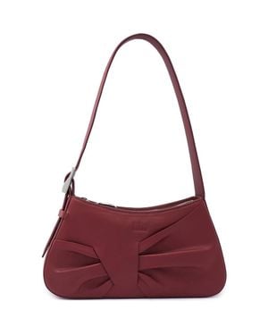 BEHNO Mini Leena Leather Shoulder Bag - Purple