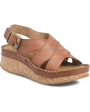 Børn Kavala Platform Sneaker - Brown