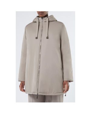 Marina Rinaldi Zuara Reversible Faux Fur Coat - Gray