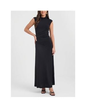 Rachel Roy Ramy Mock Neck Maxi Dress - Black