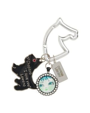 Chopova Lowena Dog I Love You Bag Charm - White