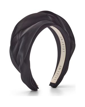 Lelet Liquid Drape Silk Headband - Gray