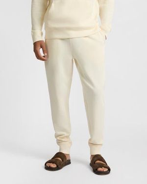 Onia Heavyweight Cotton Waffle Jogger - Natural