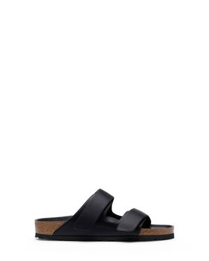 Birkenstock x Danielle Frankel X Danielle Frankel Arizona Satin Slide Sandal - Black
