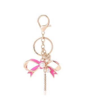 Juicy Couture Bow Charm Keychain - Pink