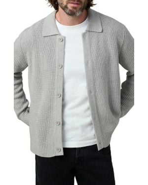 Joe's Jeans Cassian Full Button Cardigan - Gray