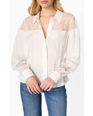 Cami NYC Lucena Silk Shirt - White