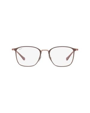 Ray-Ban 49Mm Square Optical Glasses - Multicolor