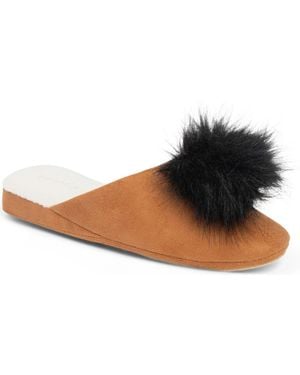 Patricia Green Pretty Pouf Slipper - Brown