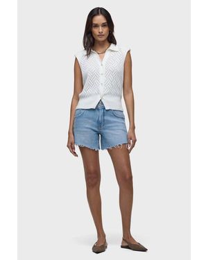 Hudson Jeans Devon Flap Pocket Boyfriend Short - Blue