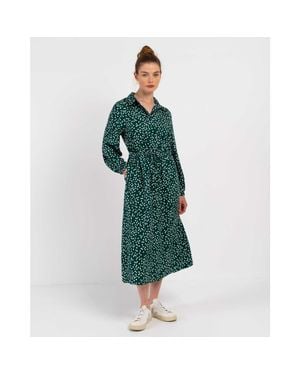 Kettlewell Delilah Shirt Dress - Green