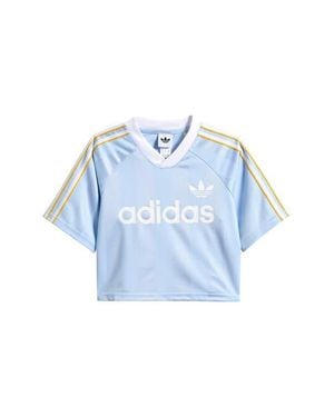 adidas Kids' Archive Recycled Polyester Crop Jersey - Blue